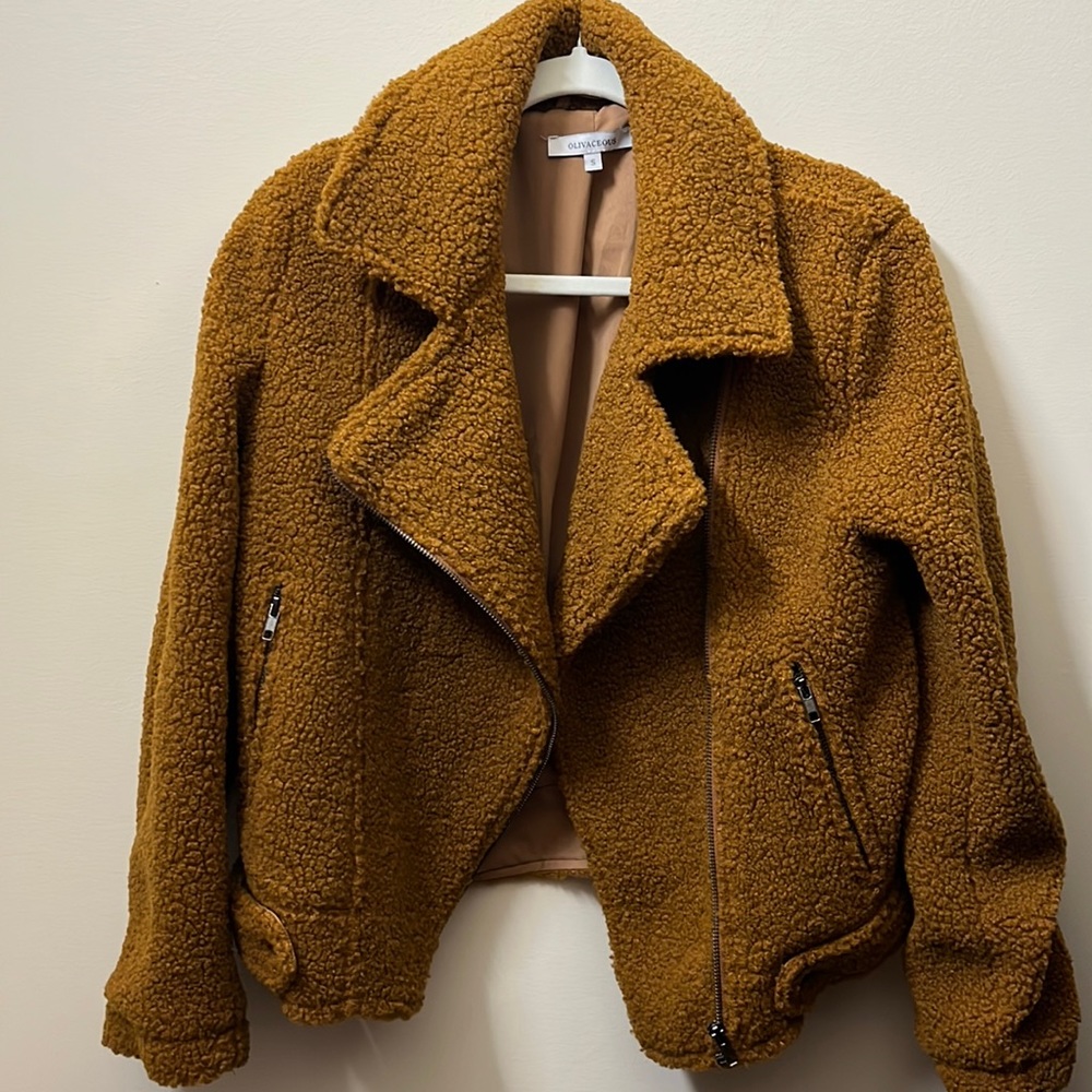 Never worn Olivaceous teddy jacket